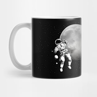 floating in space Mug